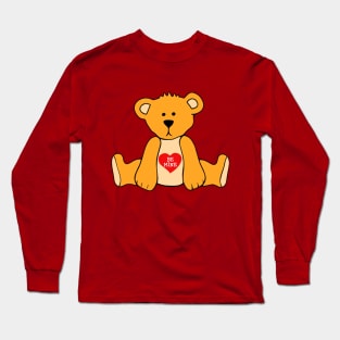 Valentine Teddy Bear Be Mine Long Sleeve T-Shirt